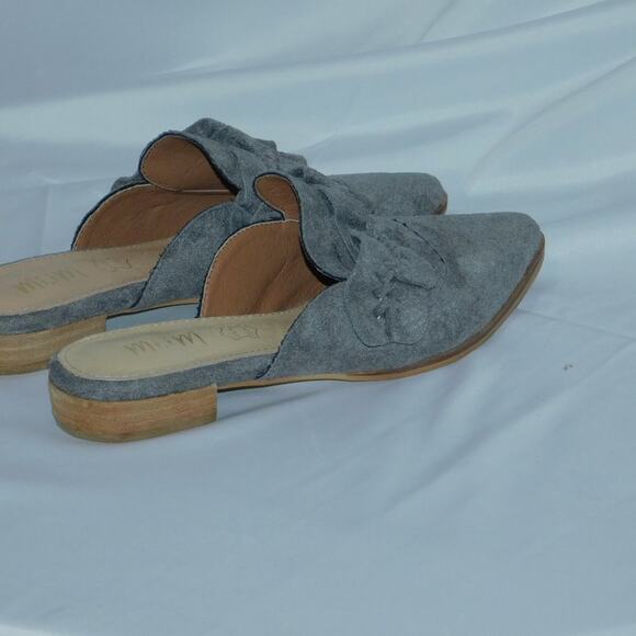 Mi.im Rebecca Gray vegan suede Mule Shoe 7.5 - Picture 2 of 8